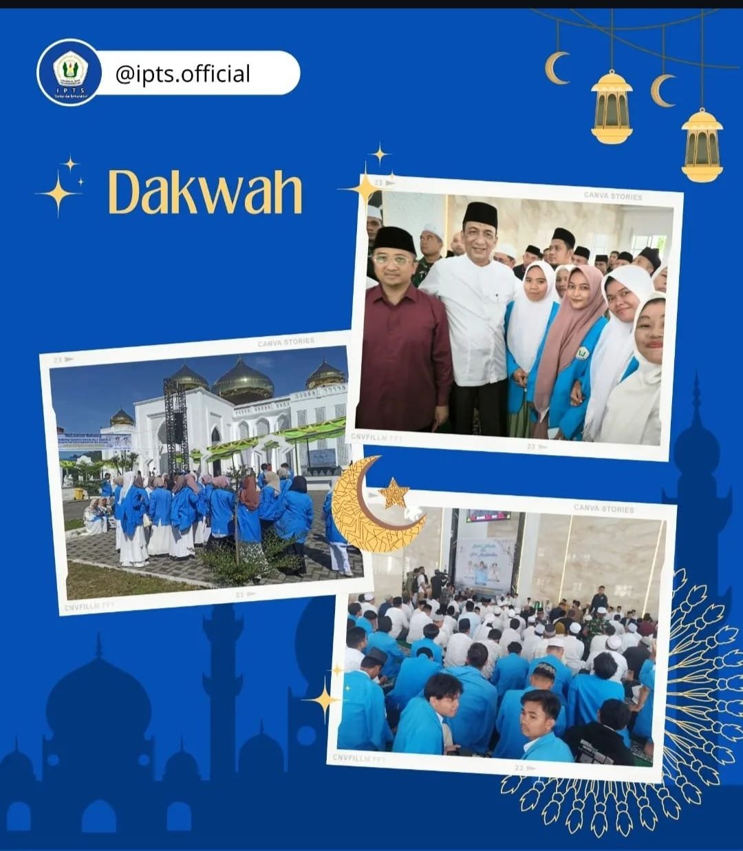 Dokumentasi Kegiatan Safari Dakwah & Doa Keselamatan bersama Ustadz Yusuf Mansyur.  Antusias Mahasiswa dan Dosen Institut Pendidikan Tapanuli Selatan (IPTS) termasuk Bapak Rektor IPTS membersamai kegiatan yang dilaksanakan di Masjid Al-Abror, Kota Padangsidimpuan pada tanggal 29 Agustus 2024  IPTS CERDAS BERKARAKTER